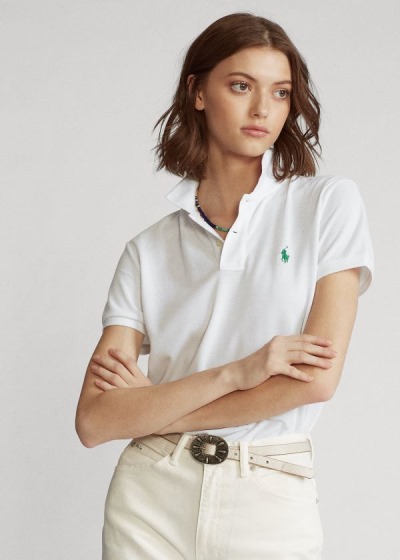 Polos Polo Ralph Lauren Mujer Blancos - The Earth - ALSKD2695